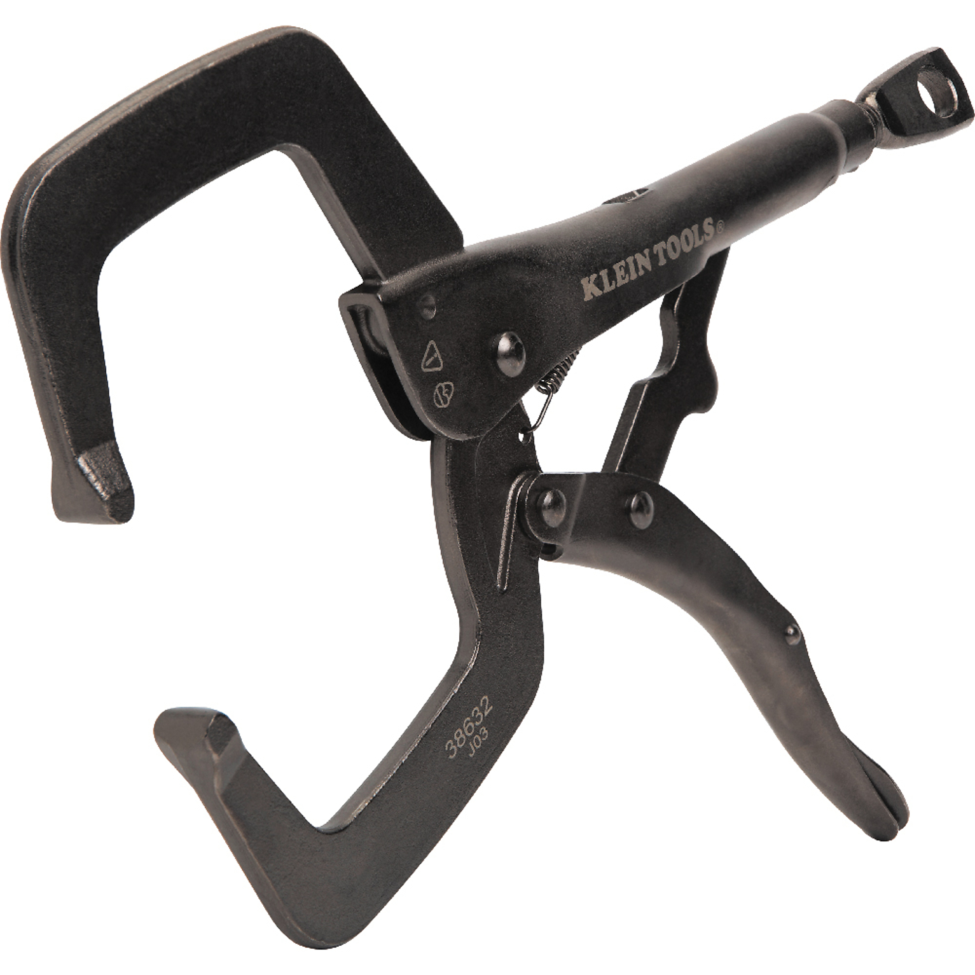 Klein Tools, C-Clamp Locking Pliers With Standard Jaws, 11in., Jaw Capacity 3.5 in, Model# 38632